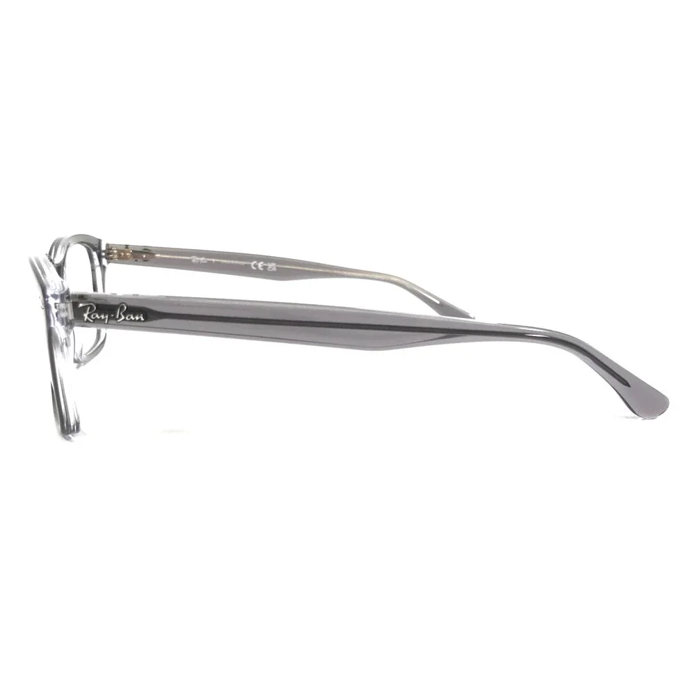 Ray-Ban Eyeglasses Frames RB5428 8111 Transparent Gray Square Full Rim 53-17-145